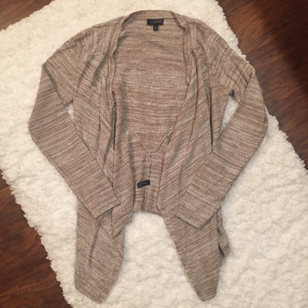 The Limited Tan Shrug Sweater